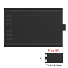 Load image into Gallery viewer, HUION New 1060 Plus 8192 Levels Digital Tablets Drawing Tablets Signature Pen Tablet Professional Graphic Tablets with Film Gift