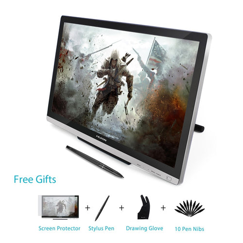 HUION GT-220 V2 21.5 Inch Pen Display Digital Graphics Drawing Tablet Monitor IPS HD Pen Tablet Monitor 8192 Levels with Gifts