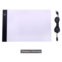 Load image into Gallery viewer, CHIPAL A4 Digital Drawing Tablet Graphic Tablets LED Light Box Pad Electronic USB Tracing Art Copy Board Writing Painting Table