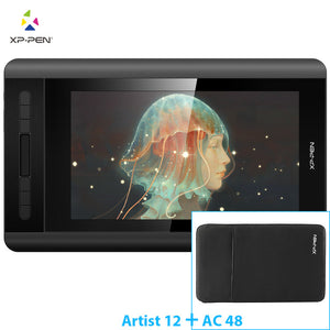 XP-Pen Artist 12 Graphic tablet Drawing Tablet Graphic Monitor Digital 1920 X 1080HD IPS  with Shortcut Keys and Touch Pad(+P06)