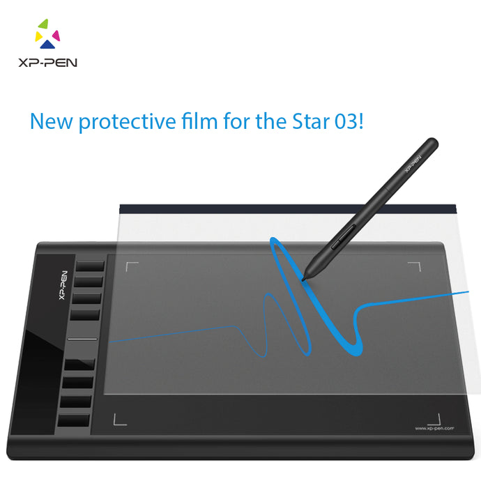 XP-Pen Protective Film for Star03 Graphics Drawing Tablet and other 6 *10 inch Graphic Tablets